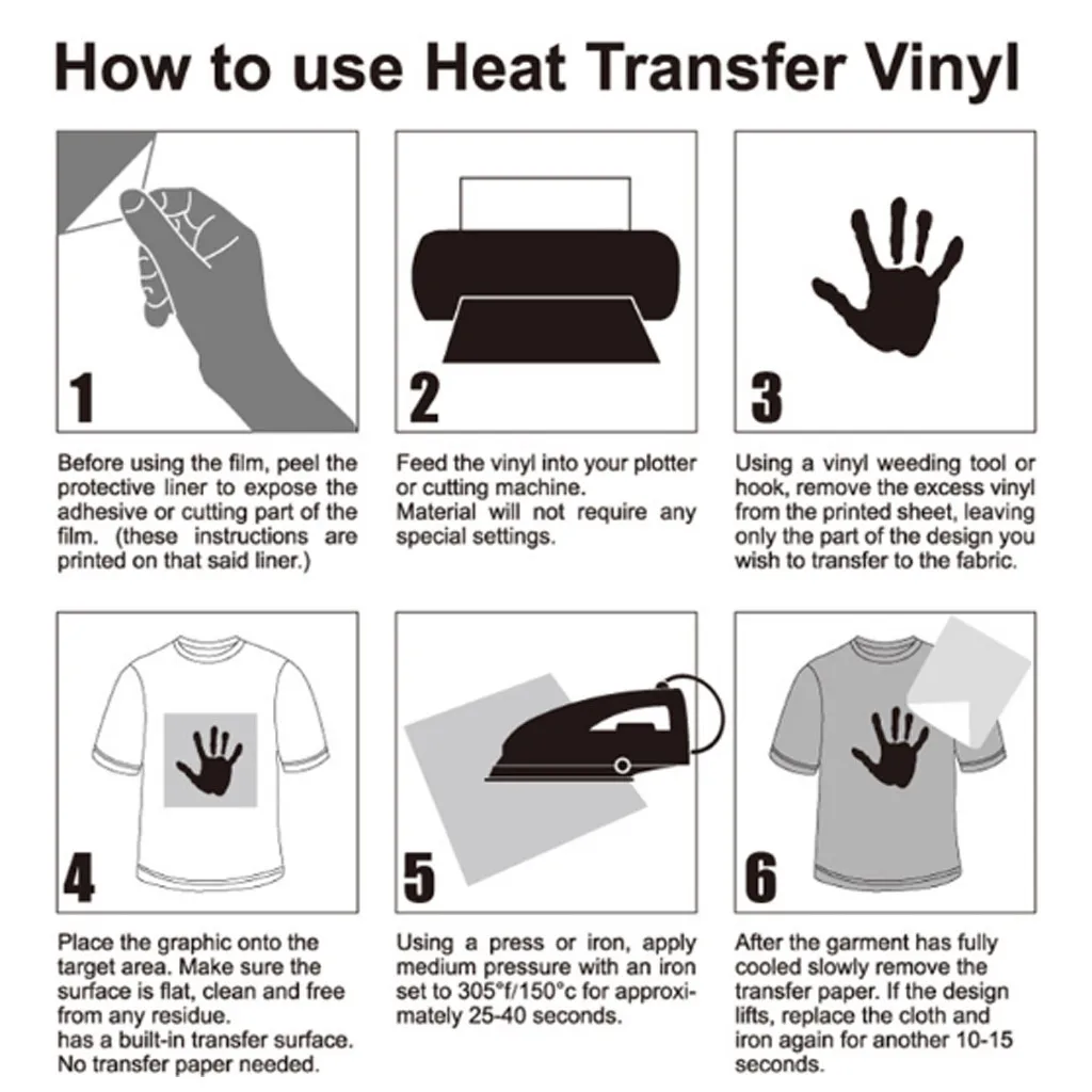 New Heat Transfer Vinyl 1 Roll 30x300cm Vinyl Heat Transfer Iron On DIY Garment Film Silhouette Paper Art 0723#30