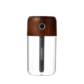 

300ML Wood Grain Humidifier USB Ultrasonic Air Humidifier Aroma Diffuser Essential Oil Aromatherapy Mist Maker for Home