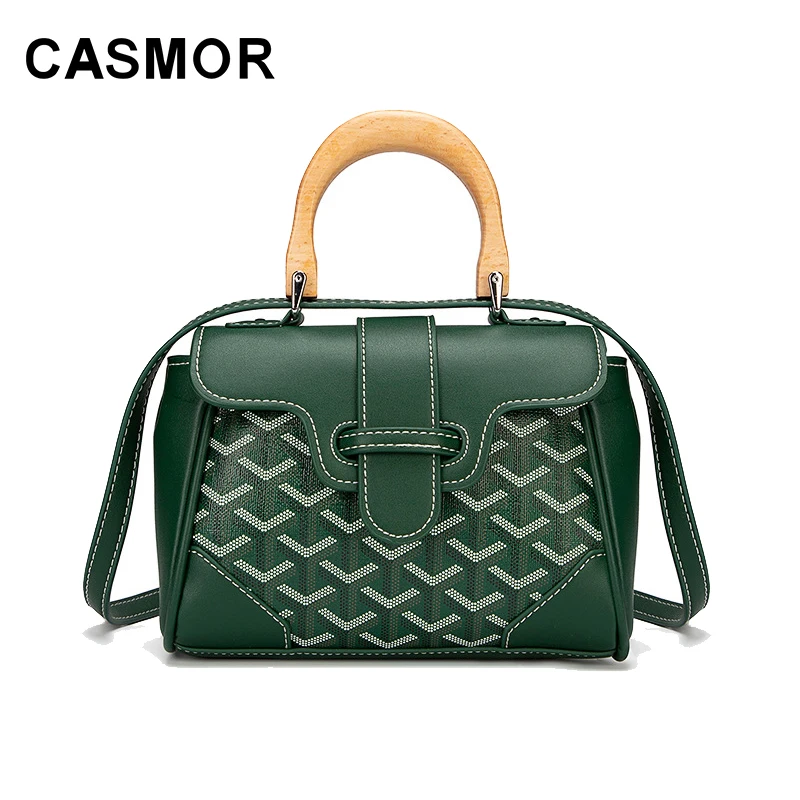 

CASMOR Designer Bags 2019 New Bag Woman High Quality PU Hand Bags Fashion Geometric Pattern Party Shoulder Bags