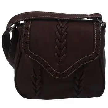 

Trendy New Women Messenger Bag Weave Hollow Soft PU leather Casual Outdoor Shoulder Bag