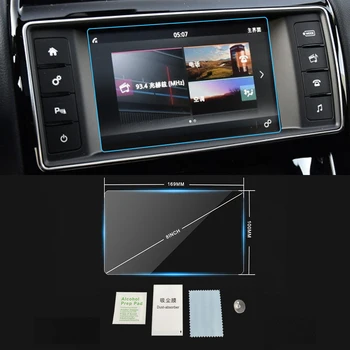 

For Jaguar F-PACE/XE/XFL/E-PACE/F-TYPE/XF/XJ Auto Car Navigation Film GPS Monitor Screen Protective Tempered Glass Film Sticker
