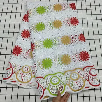 

African Cotton Lace Fabric 2020 High Quality Black Lace Swiss Voile Lace In Switzerland Nigerian Lace Fabrics With Stones