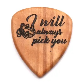 

Homeland 3 Pcs/set Handmade Wooden Guitar Pick Box and Picks Paddles for Guitarist Music Lovers Gifts