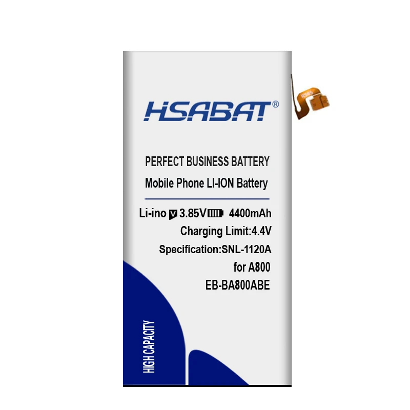 HSABAT 4400 мА/ч, EB-BA800ABE для samsung GALAXY A8 A8000 A800F A800S A800YZ Батарея