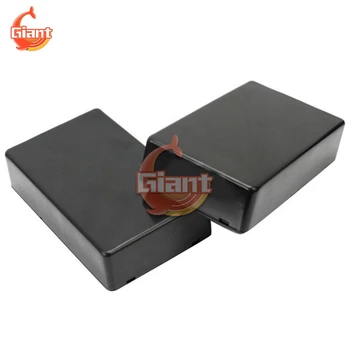 

100x60x25mm Case DIY Small Black Shell Wire Junction Boxes Plastic Electronic Project Box Enclosure Instrument
