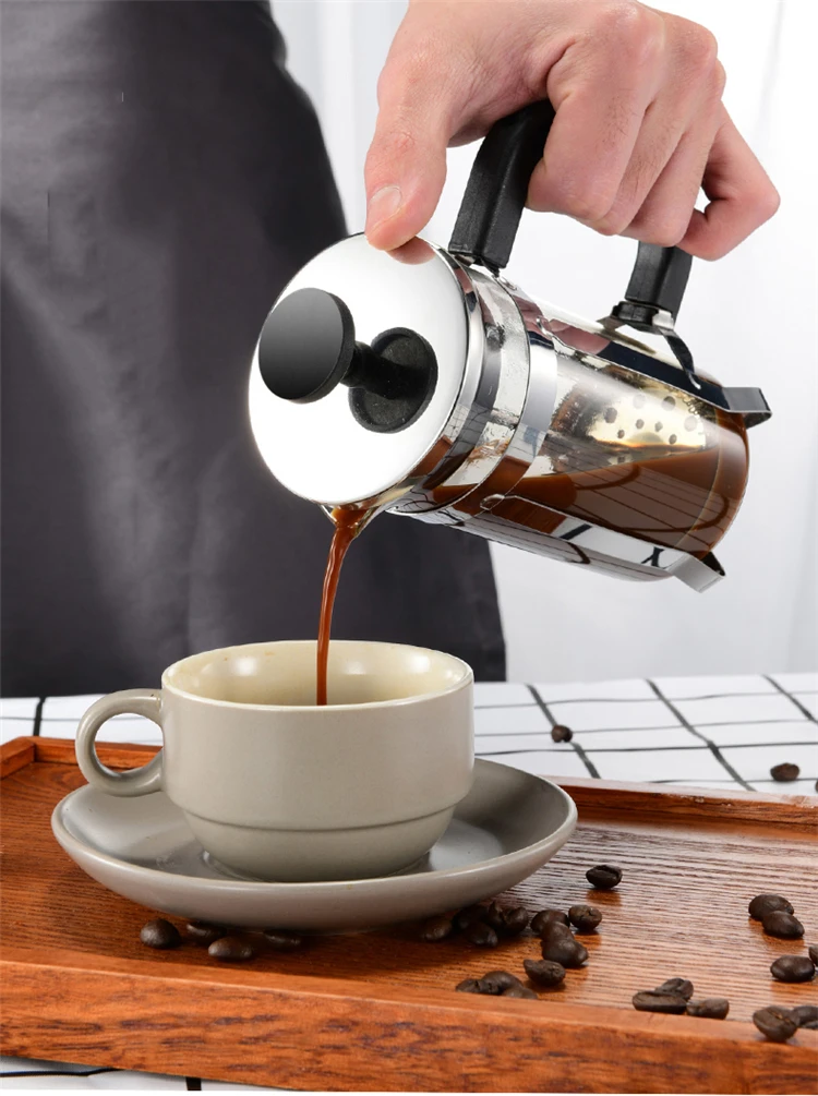 350 мл портативный ручной Френч-прессы заварник для чая кофе фильтр горшок кофе-машина для домашнего использования кофейник Перколятор инструмент