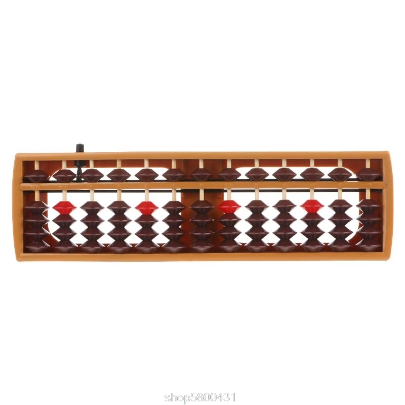 

Portable Japanese 13 Digits Column Abacus Arithmetic Soroban Caculating School Math Learning Tool N04 20 Dropshipping