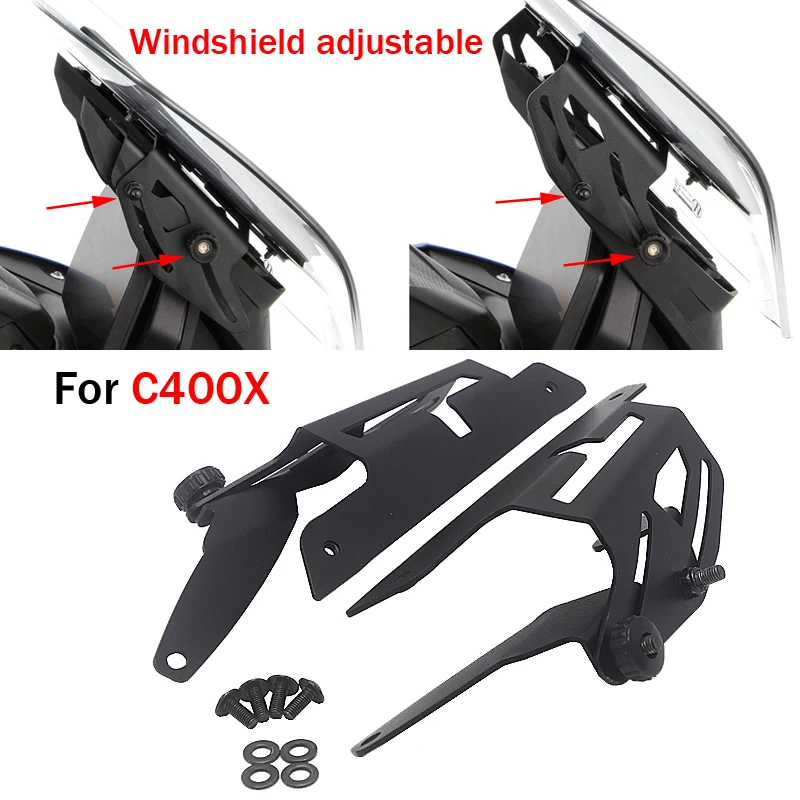

Для BMW C400X C 400X C400 X C 400 X c400x аксессуары для мотоциклов ветровое стекло регулируемый кронштейн дефлектор стеклянный регулятор