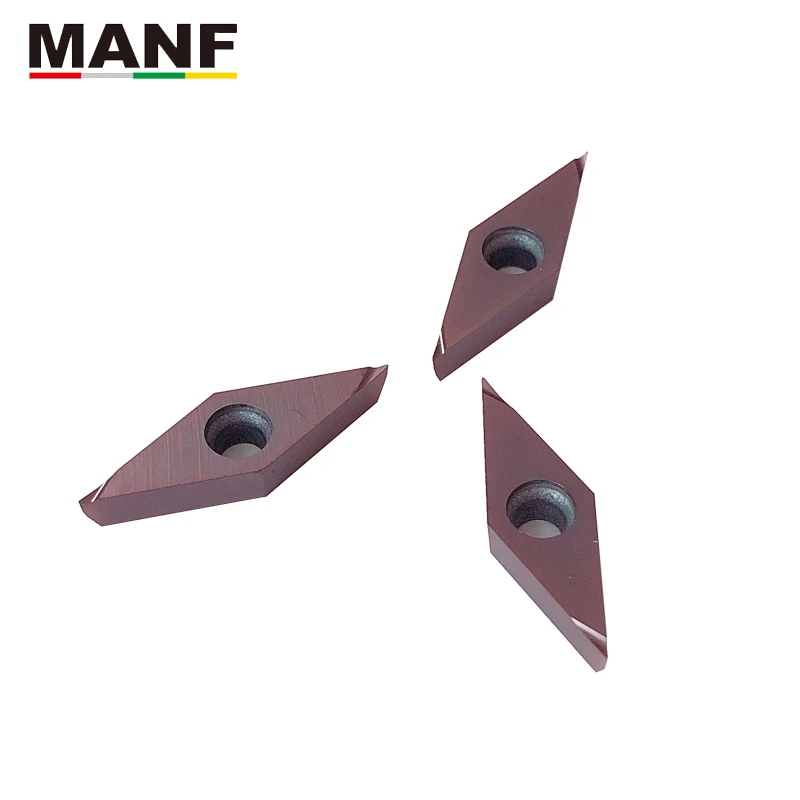 MANF токарные инструменты токарные мини-инструменты VBGT110302L-F твердосплавные вставки из карбида вольфрама Сменные Токарные Вставки SVJBR инструменты