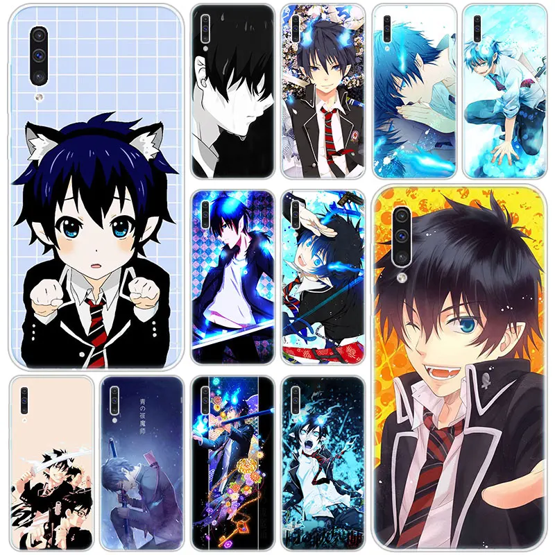 Anime Blue Exorcist Rin Okumura Silicone Case for Samsung Galaxy A90 5G A80 A70 A60 A50 A40 A30 A20 A10 S A10E A20E M10 M30S M40 | Мобильные