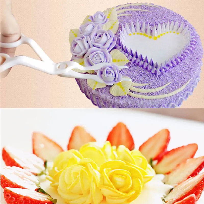 Ножницы гаджет ножницы цветок помадка в форме розы торт Кухня украшения выпечки