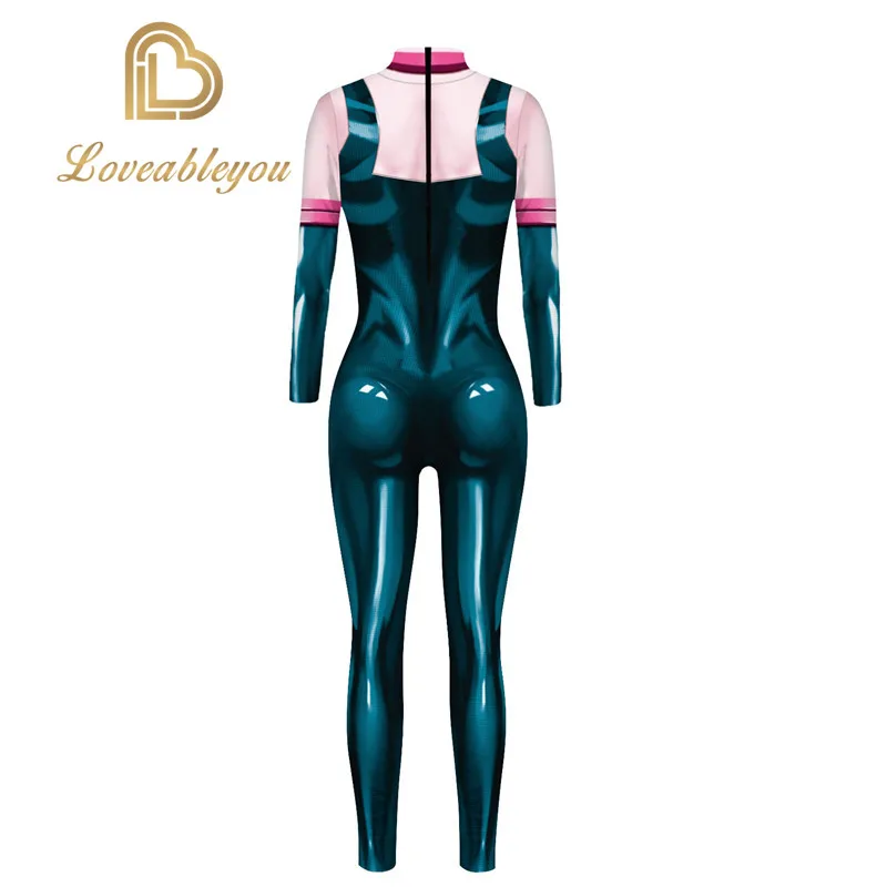 Аниме Мой Boku no Hero Academy косплей костюм для женщин Asui Tsuyu Froppy Zentai Комбинезоны Боди костюмы на Хэллоуин C131