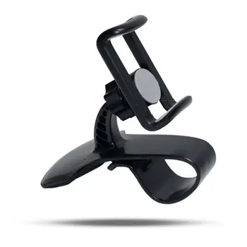 

Dashboard Mount Phone Holder Plastic 360 Degree Rotating Instrument Clamp Gps Flexible Clip Universal Stand Bracket