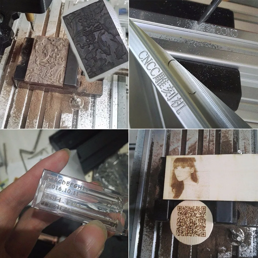 CNC 2417 DIY гравировальный станок 3 оси мини Pcb ПВХ фрезерный металлический для резьбы