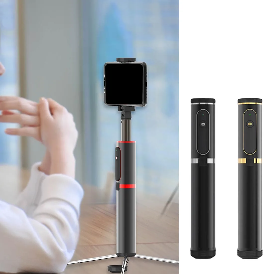 Bluetooth селфи палка штатив беспроводной селфи палка мобильный телефон селфи палка монопод для iPhone X huawei samsung
