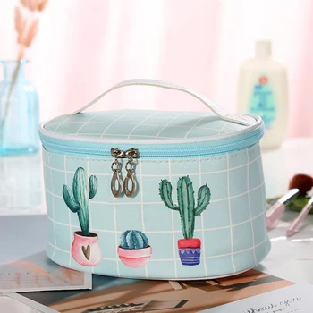 

Cosmetic Bag Travel Organizer Large Capacity Women Make up Box Toiletry Kit Wash Toilet Bag Large Waterproof Pouch Makeup Case