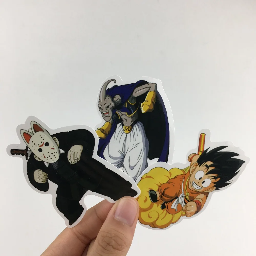 SET2 50 шт./1 лот Dragon Ball Z Супер Saiyan Goku Vegeta наклейка креативная личность Водонепроницаемая наклейка для ноутбука Fin