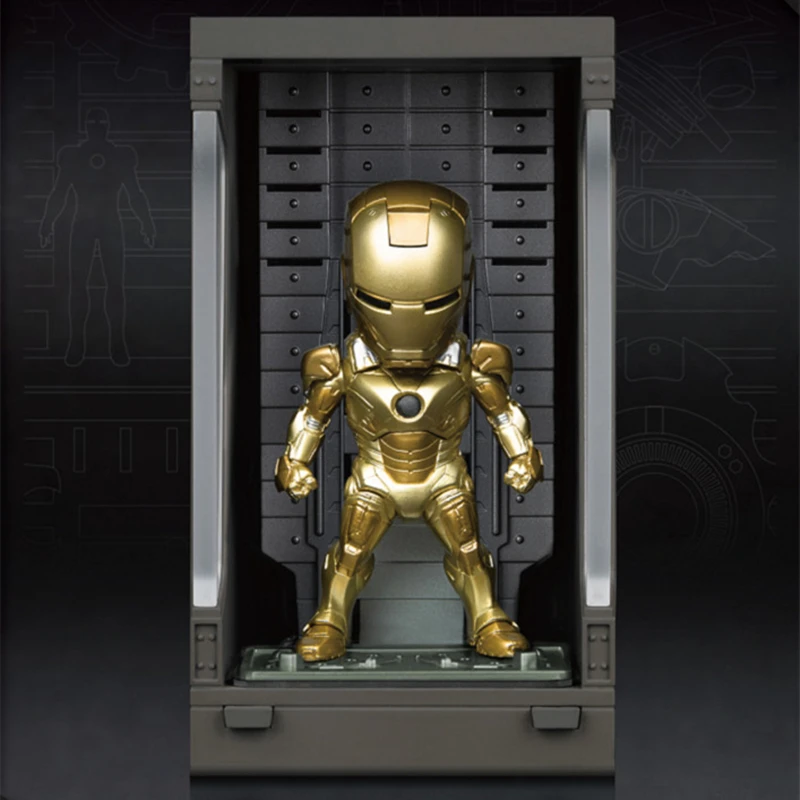 Beast kingdom Мстители Age of Ultron Золотой Limited Marvel Железный 3 человек Броня гаража Наборы
