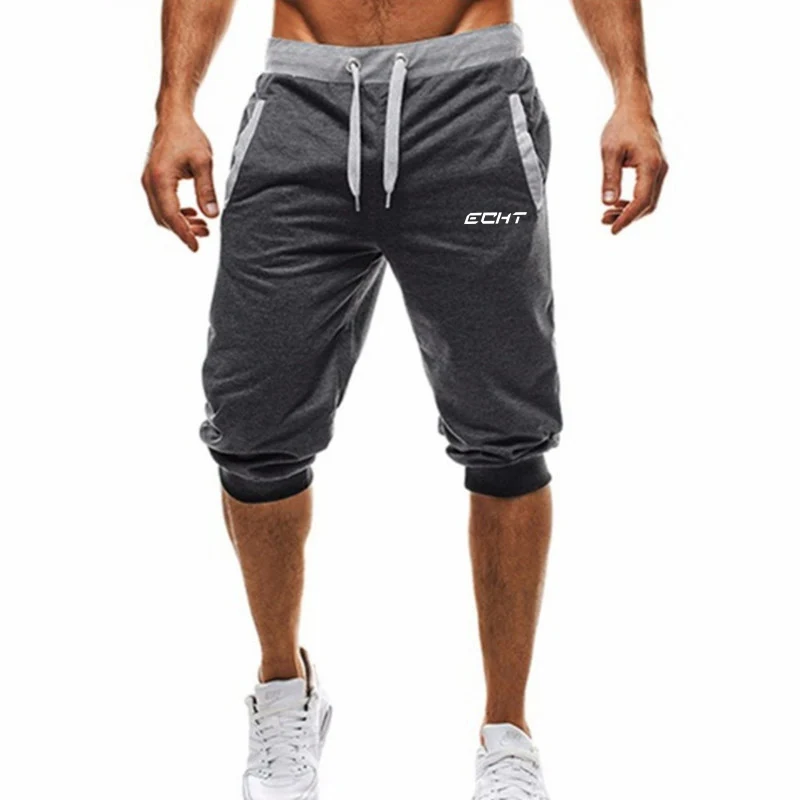 2019 New Fitness short jogging casual workout clothes men's 3XL shorts summer new fashion men's casual men's knee long shorts
