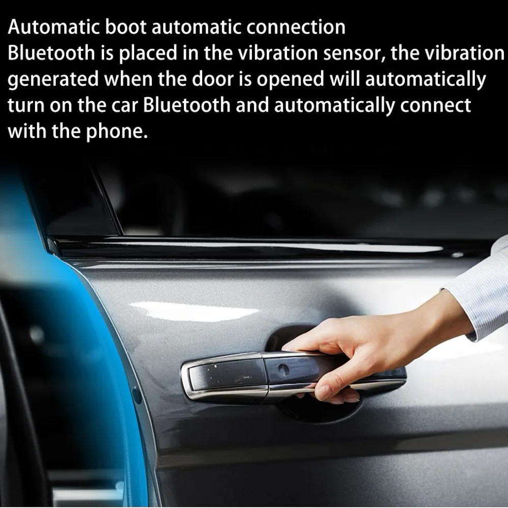 Аудио приемник Громкая связь громкоговоритель музыкальный плеер Bluetooth Handsfree автомобильный комплект солнцезащитный козырек клип беспроводной