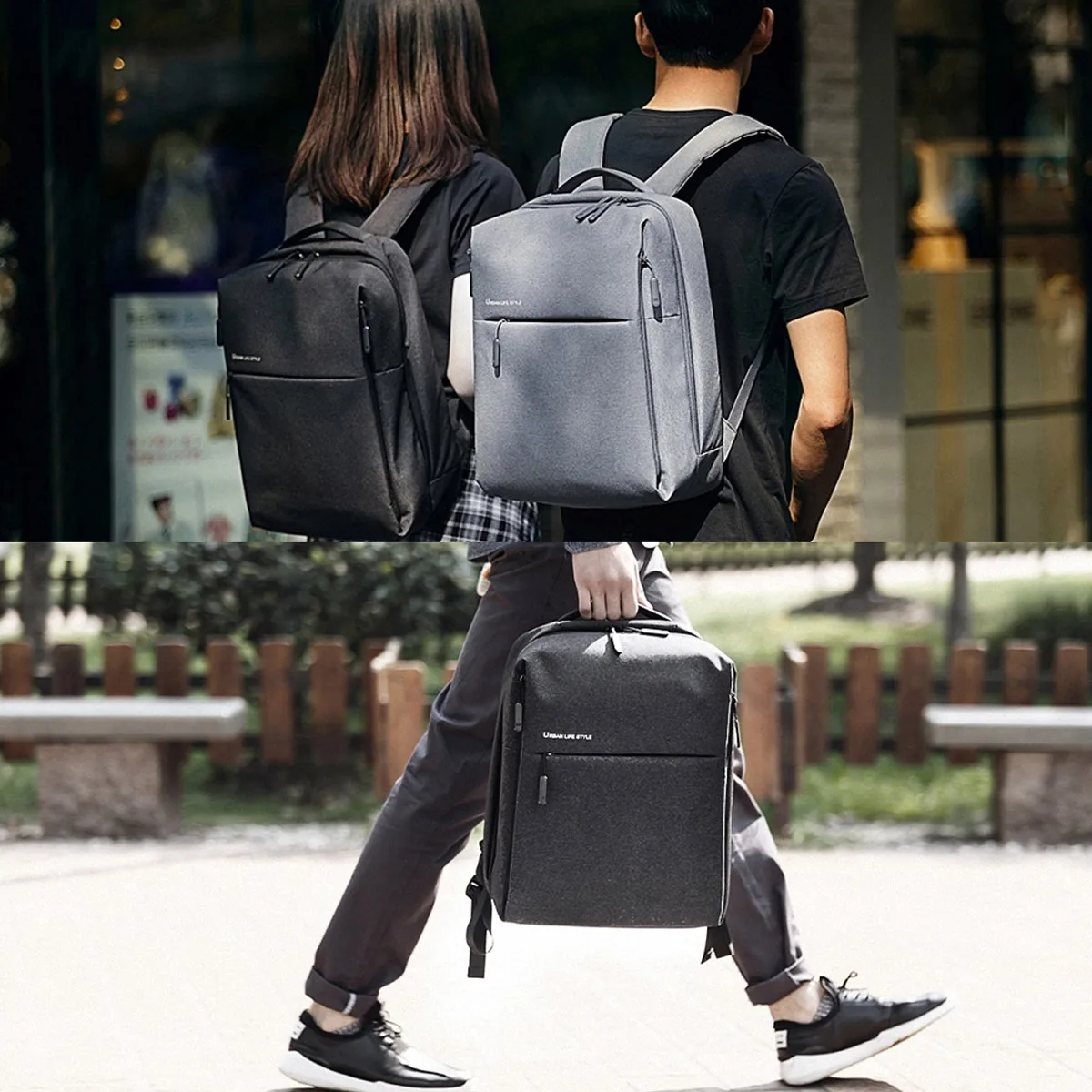 Xiaomi Mi Рюкзак городской жизни Стиль плечи OL Сумка Рюкзак Школьная Студенческая сумка вещевой мешок 14 дюймов сумки для ноутбука