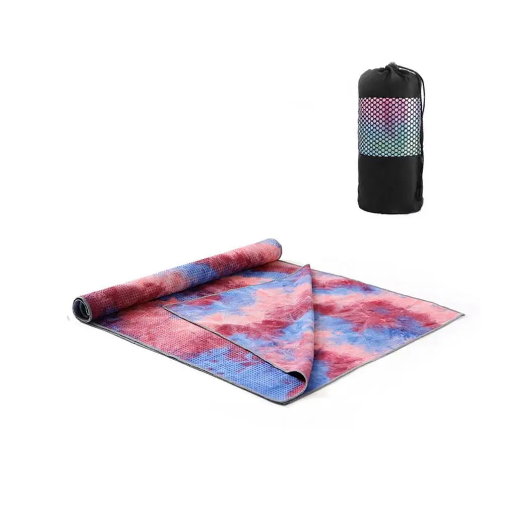 Супер мягкие впитывающие пот Нескользящие Цветочные как на изображении Pattern1-11 полотенца для йоги, фитнеса