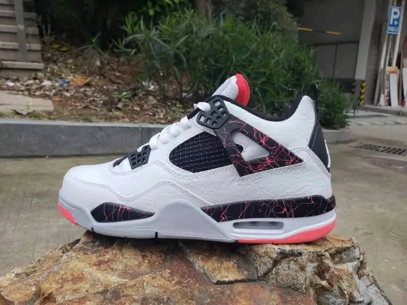 Новинка,, Jordan 4, Ретро стиль, мужская обувь, Баскетбольная обувь, кроссовки, split Rock, AJ4, спортивная обувь, 308497-122