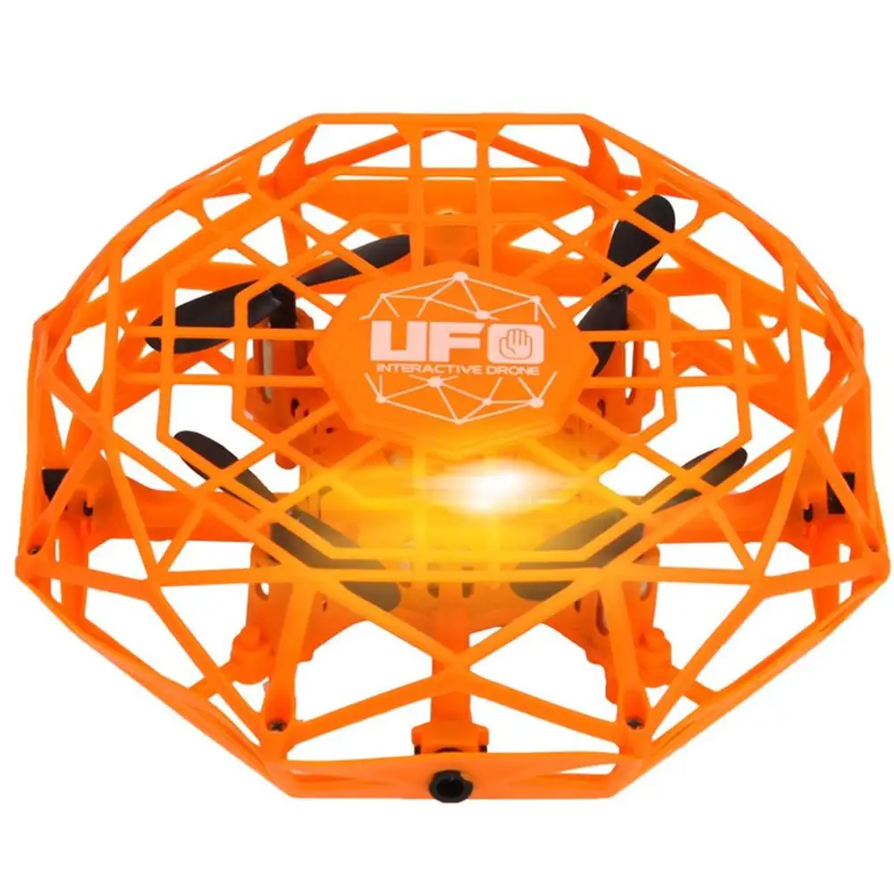 TL123 UFO Mini Drone Helicopter RC Quadcopter Sensing and Lights Indoor Toy Electronic Helicopter Toy Best Gift