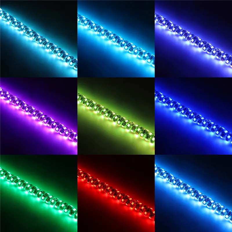 3FT RGB светодиодный светильник с цоколем водонепроницаемый гибкий беспроводной пульт дистанционного управления флагшток лампа светильник DC12V 300 цветов+ американский флаг
