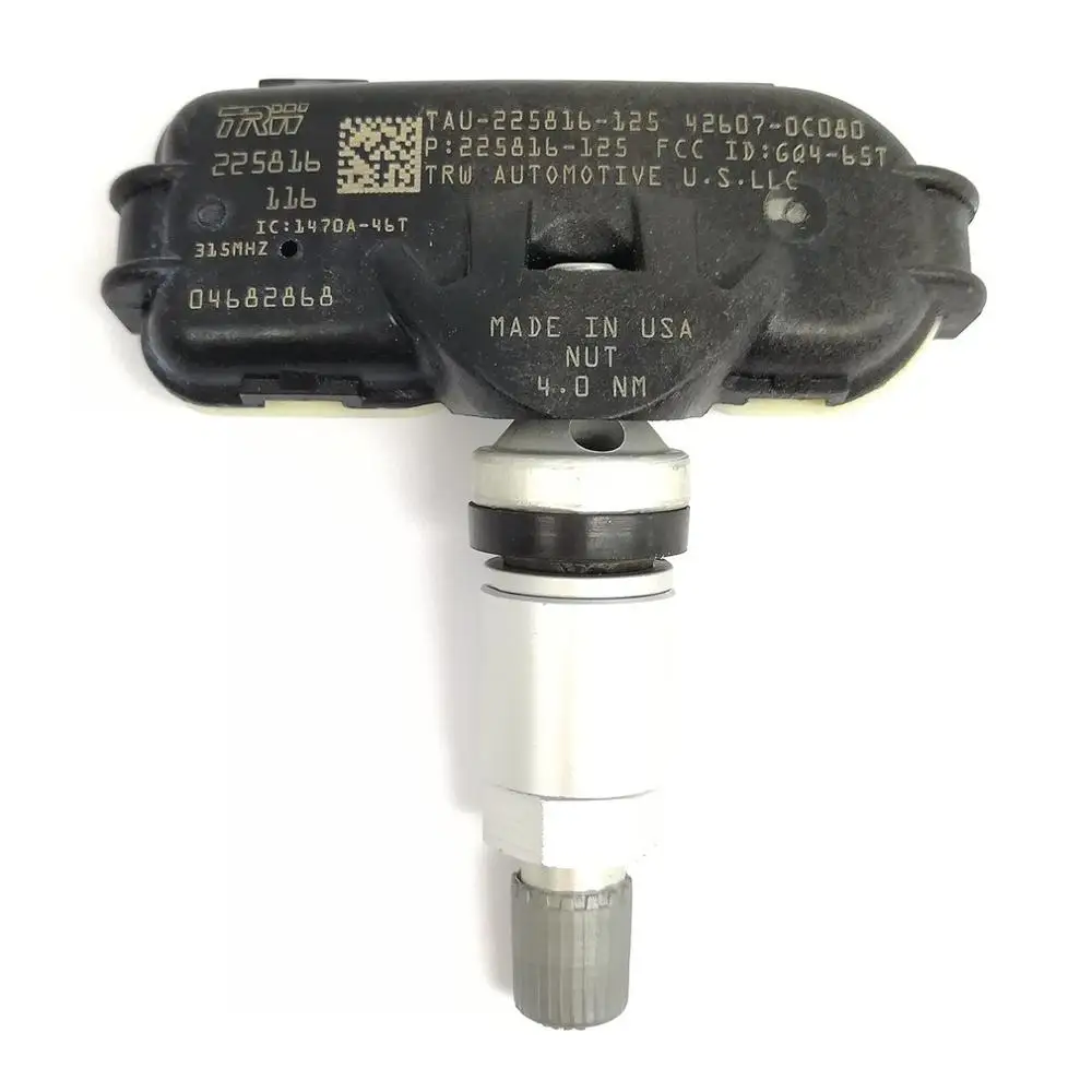 Для Toyota TPMS 42607-0C080 для стальных колес только Tundra Venza Sequoia датчик контроля давления TPMS автомобильные аксессуары
