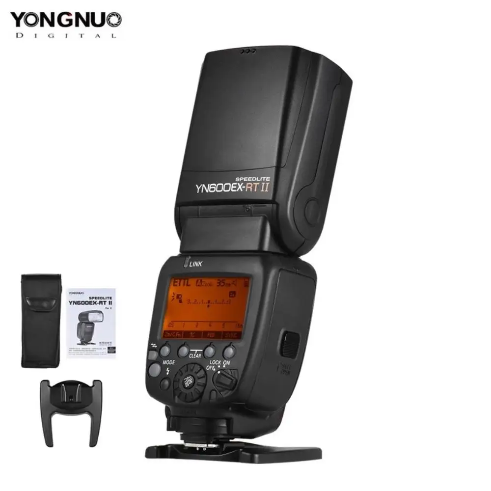 1x YN600EX-RT II YONGNUO YN600EX-RT II Auto ttl HSS Вспышка Speedlite+ YN-E3-RT II контроллер триггер для Canon 5D3 5D2 7D Mark II 6D 70D 60D и т. д - Цвет: 1x YN600EX-RT II