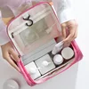 Personalized Simple Cosmetic Bag Large-Capacity Travel Toiletry Bag Customized Embroidered Storage Portable Cosmetic Bag 6