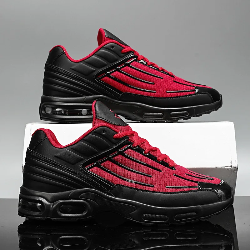 

Plus Size Air Cushion Running Shoes for Men Antiskid Damping Breathable Sports Shoes Jogging Trekking Casual Sneakers 46 47