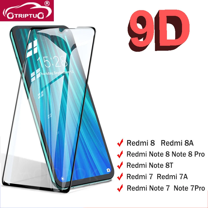 Закаленное стекло для объектива камеры TRIPTU 2 в 1 Xiaomi Redmi Note 7 8 Pro 8T 8A 7A Защитное