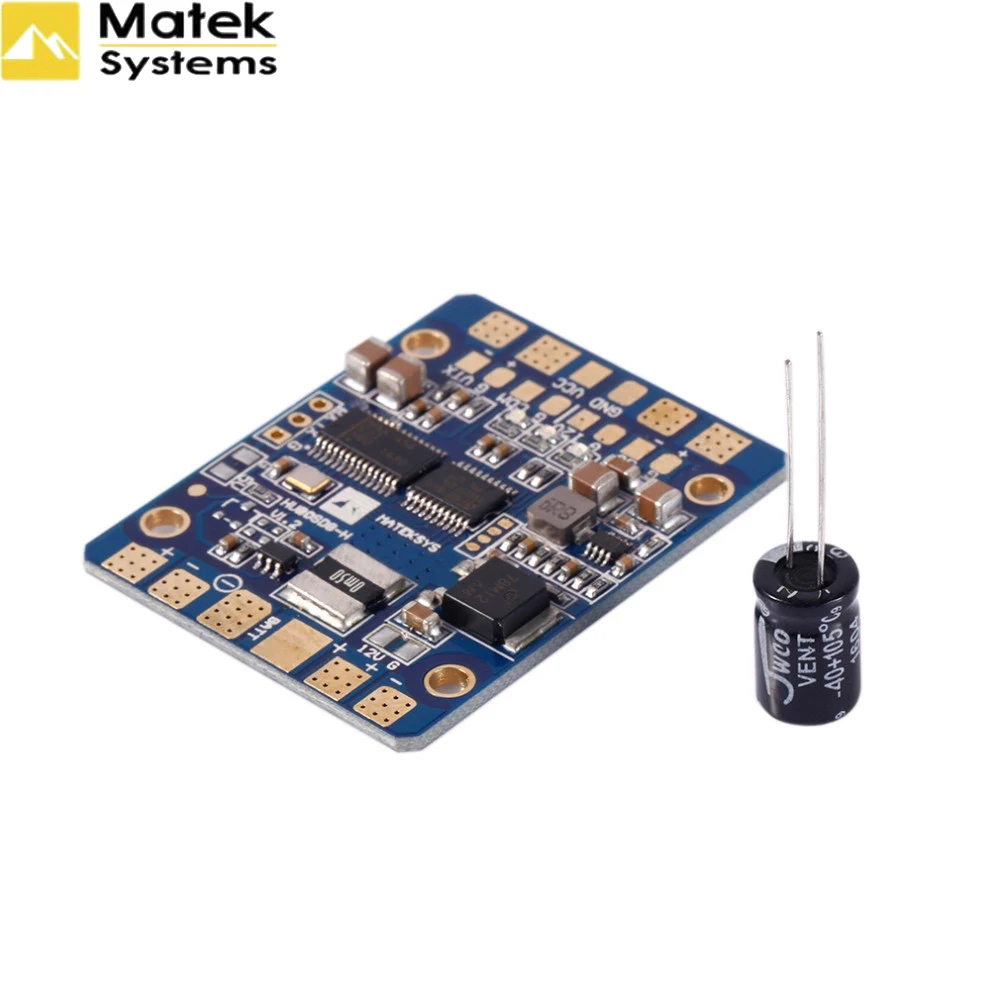 

1pcs Matek Systems HUBOSD eco H Power distributon board HUB OSD PDB CURRENT SENSOR