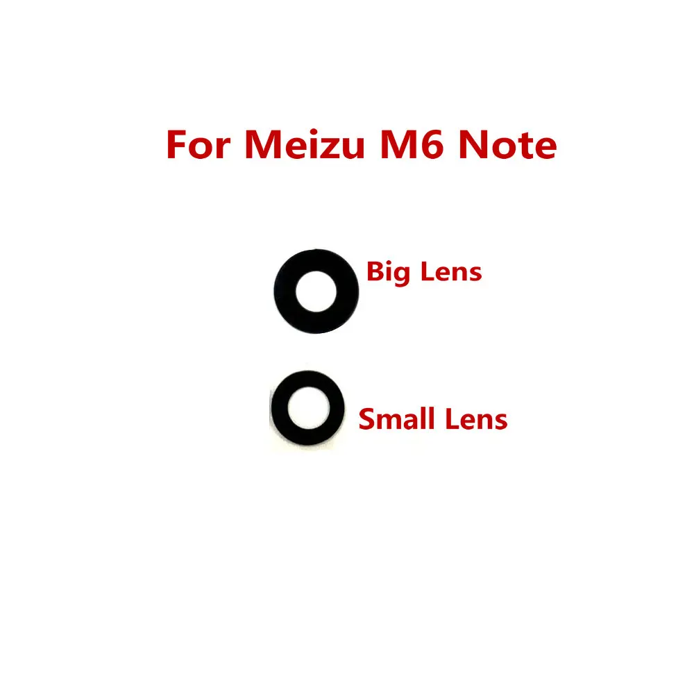 

1pcs For MEIZU m6 note New Rear back Camera Glass Lens Cover Repair Parts