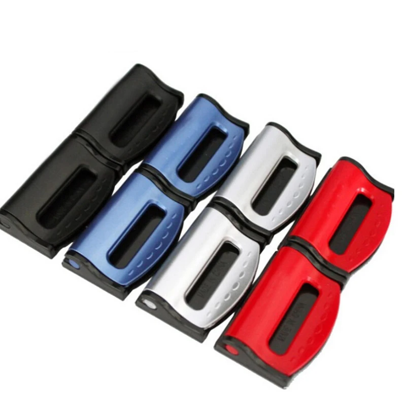 

2Pcs/Set Universal Car Seat Belts Clips Safety Adjustable Auto Stopper Buckle Plastic Clip Car Interior Safety Accessories