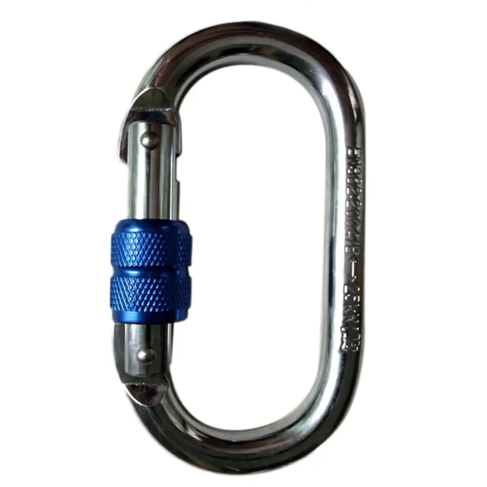 

None O-shape Climbing Lock Stainless Steel Main Hiking Hook Clip