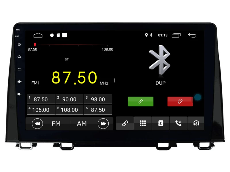 Автомобильный мультимедийный плеер 10,2 дюймов ips экран монитор gps магнитофон Bluetooth Android 9,0 для HONDA CRV CR-V Авто Аудио