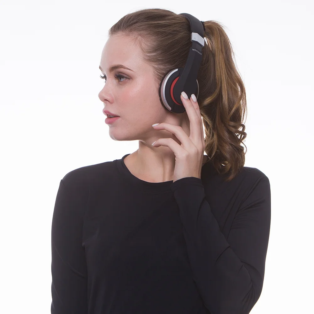 Беспроводные наушники, Bluetooth, музыкальная гарнитура, стерео, складные, спортивные наушники с микрофоном, игровые, usb, зарядка для компьютера