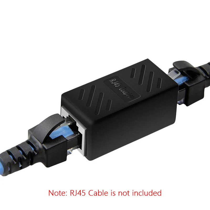 Barato 1pc RJ45 acoplador de cable ethernet acoplador conector LAN en línea Cat7/Cat6/Cat5e Cable extensor de Ethernet adaptador de hembra a hembra DdGkQ70J0