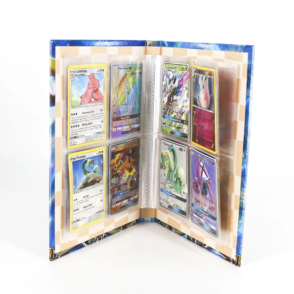 Takara Tomy Pokemon Card альбом книга Пикачу настольная игра игрушки коллекция держать 96 карт аксессуары для детей Подарки