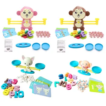 

Addition And Subtraction Board Games Scale Monkey Toy Neutral Plastic Improve Arithmetic Ability Exercise Grasping Ability