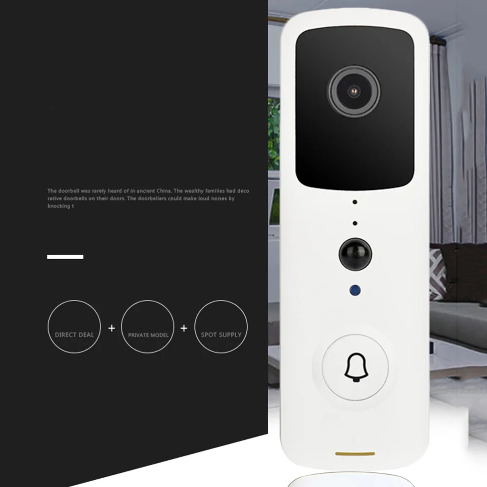 M300 WIFI Doorbell Video Door Intercom Wireless Smart Home IP Bell Camera Alarm IR Night Vision without Battery | Безопасность и