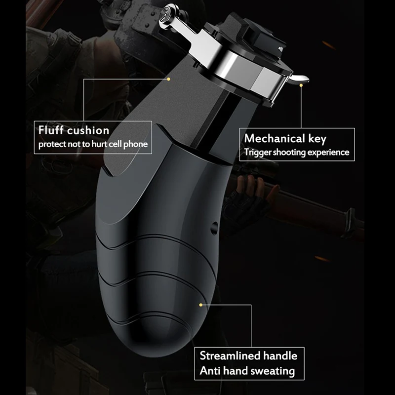 Для мобильного игровой контроллер, держатель геймпада с кнопкой L1R1 Trigger Fire Shooter для геймпада, контроллер A1