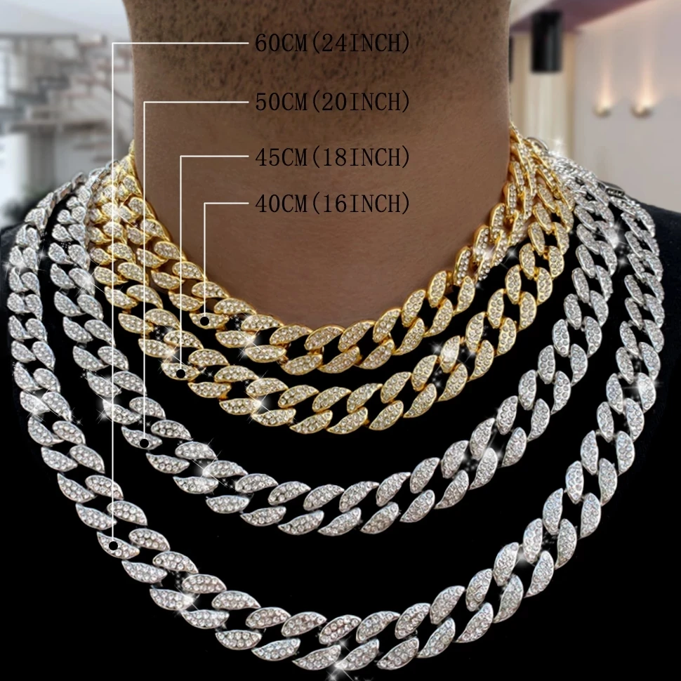 Rantai Pria Neklace Rantai Hip Hop Pria 
