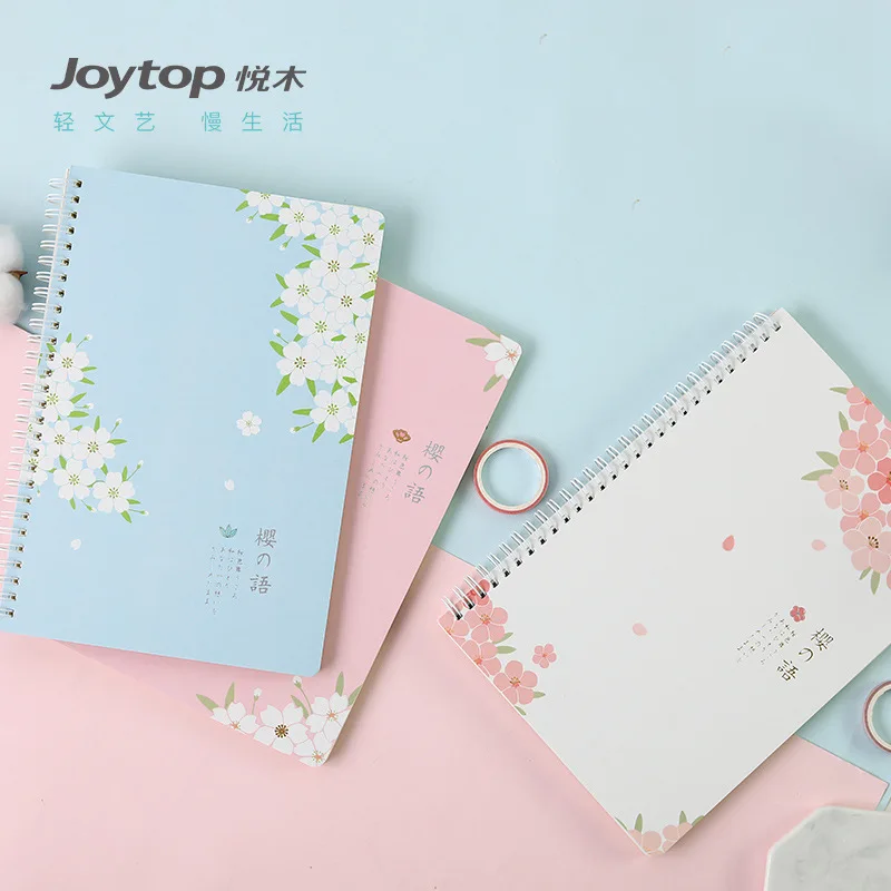 Joytop ying zhi yu Coil notebook B5 Ноутбук хипстер ноутбук A5 школьная рабочая тетрадь горизонтальный ноутбук