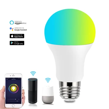 

B22 E26 E27 WiFi Smart Dimmable Light Bulb LED Lamp Compatible With Amazon Alexa Google Home Wake Up Smart Lamp Night Light