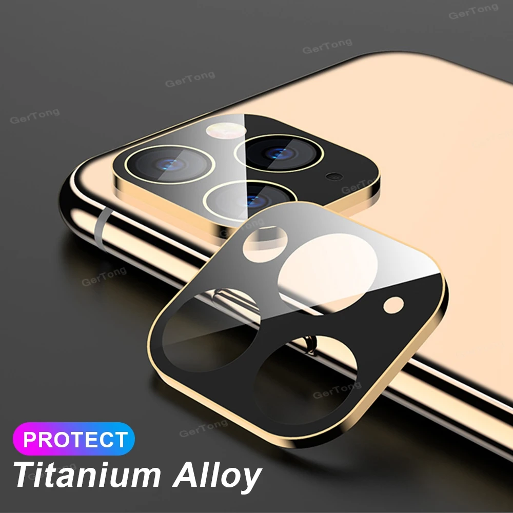  Für iPhone 11 Pro Max Kamera Fall Titan Legierung Kamera Objektiv Film Abdeckung Für iPhone 11 2019