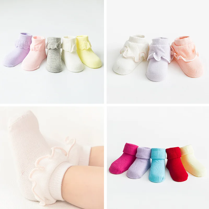 

Nan tong House 3 Double Gift Box Baby Socks Spring And Autumn New Style Newborns Socks Boneless Seam Head BABY'S Socks